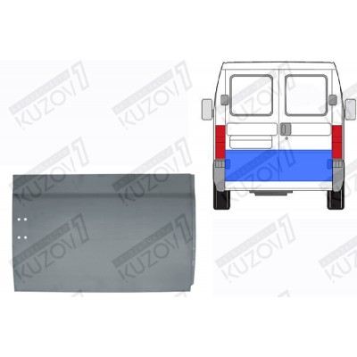 Дверь Задняя (левая) 51 См POTRYKUS для FIAT DUCATO 1994-2002 - фото